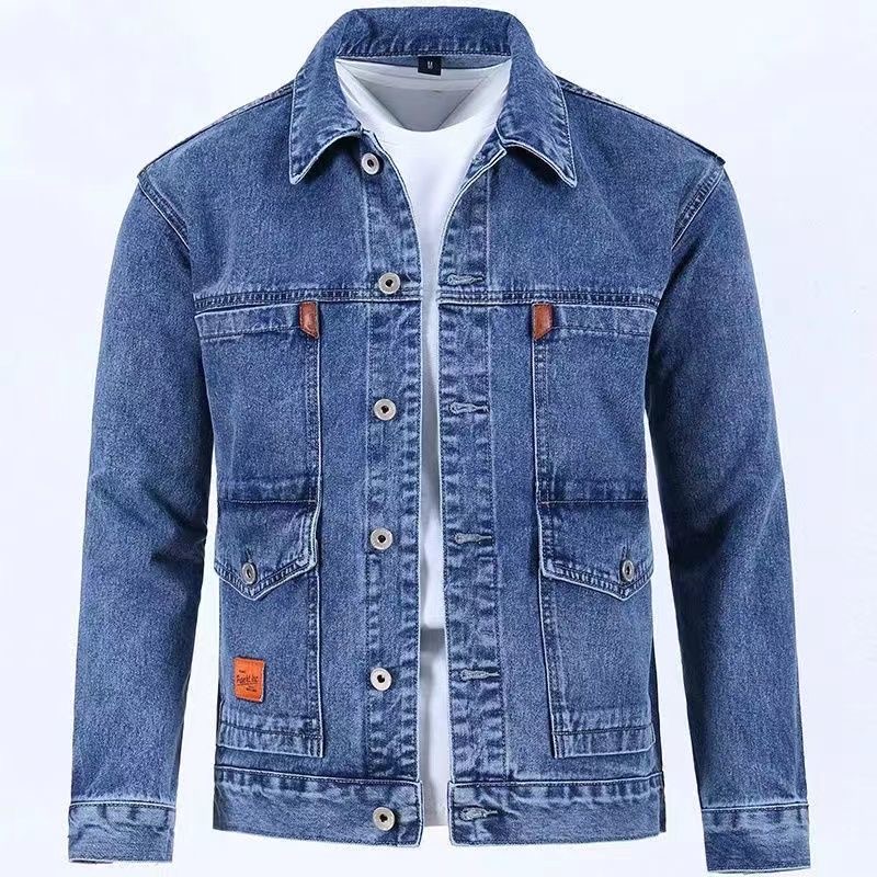 Mens Fashion Denim Jacket - Veste en jean pour hommes, nouvelle
