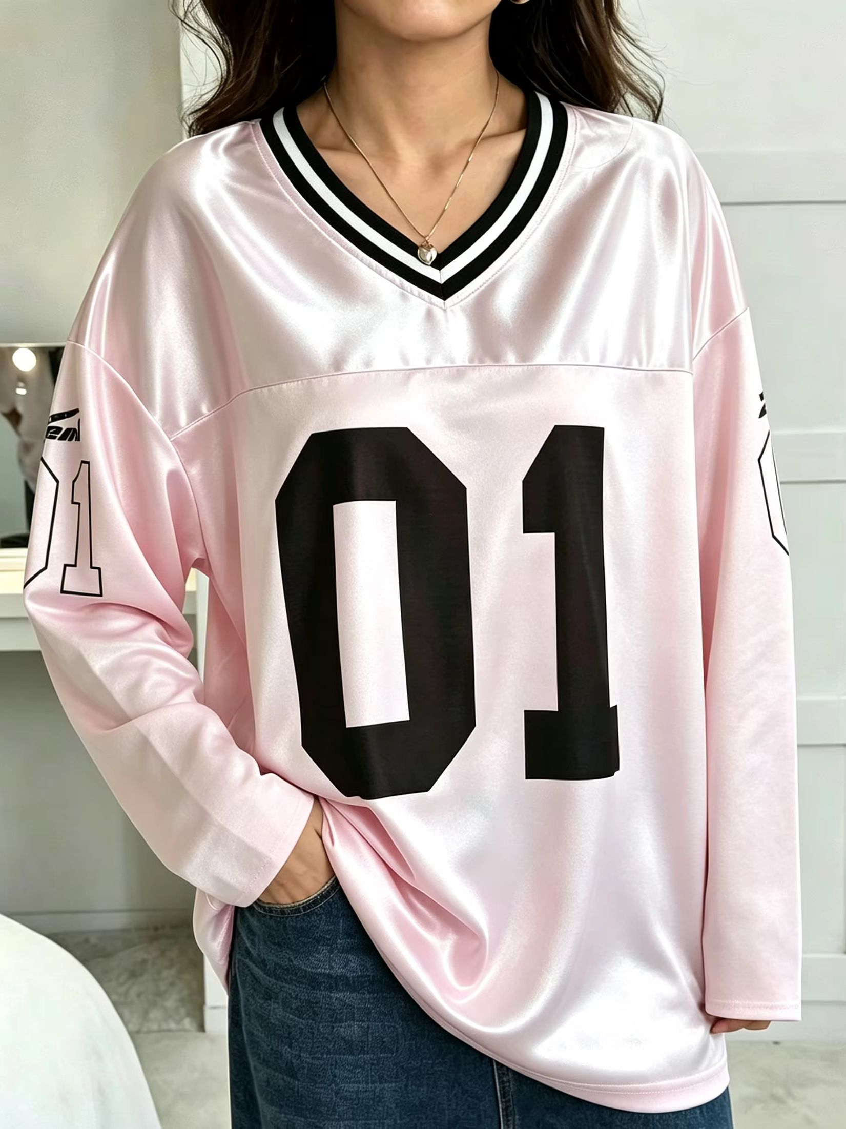 Men'S Tops Fashion - T-shirt à manches longues pour hommes