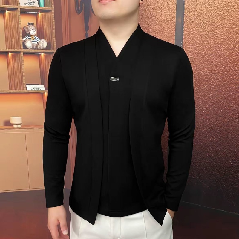 Men'S Winter Fashion - Sweat-shirt deux pièces léger de luxe