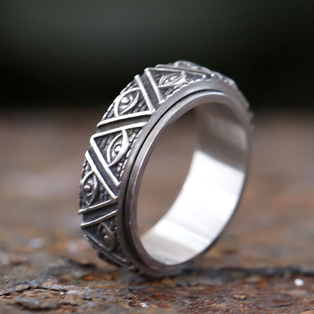 Men'S Fashion Guide - Bague rotative œil d'horus de la