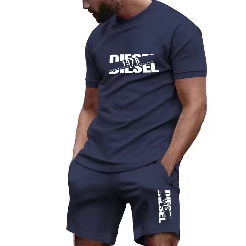 Mens Fashion Ideas - Nouvel ensemble T-shirt et short d'été