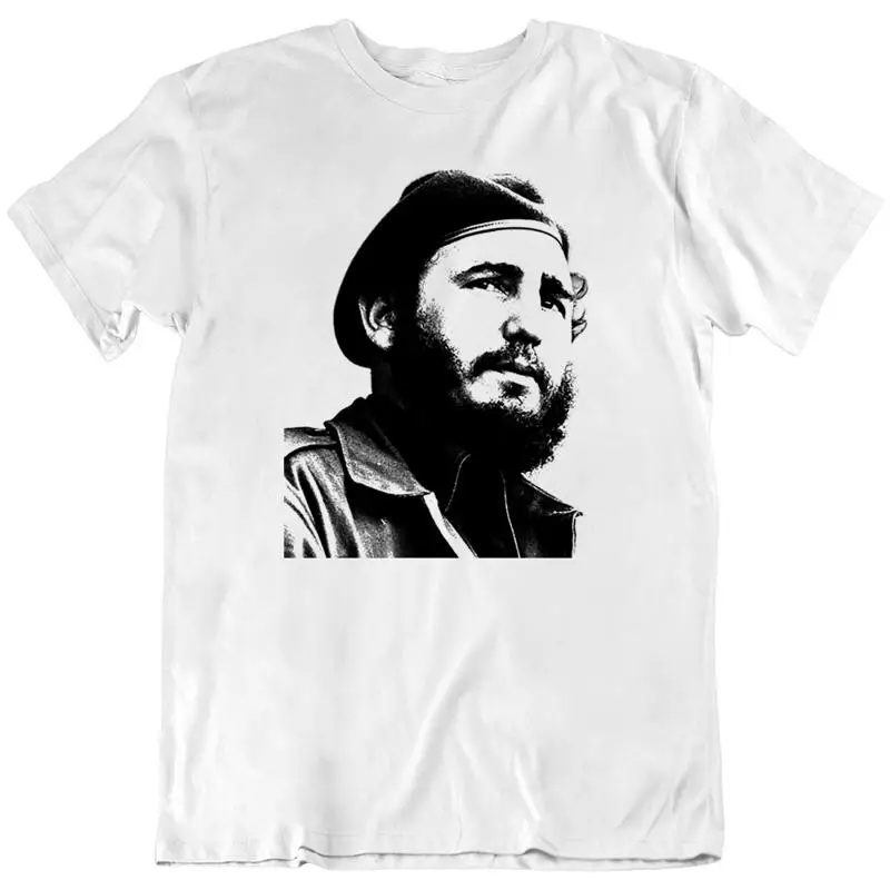 Military Shirt Men - T-shirt Castro avec motif visage de