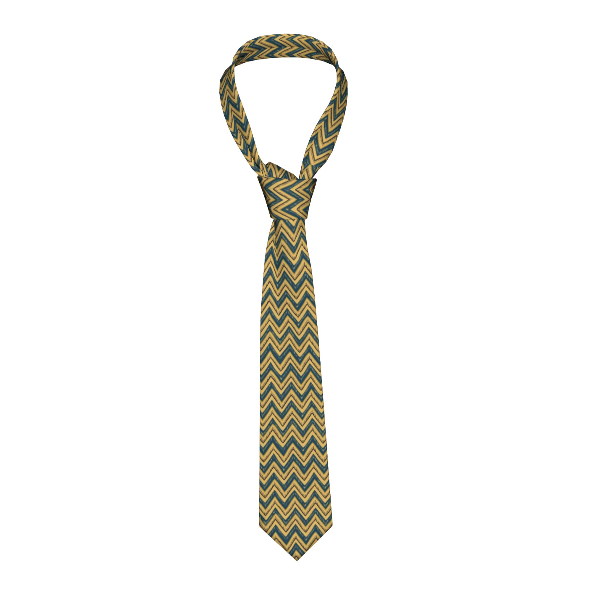 Mens Fashion In The 1920S - Cravates en soie géométriques pour hommes,