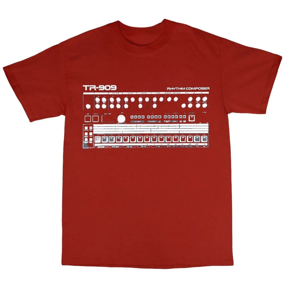 Men'S Fashion Online - T-shirt inspiré de Tr-909, 100% coton,