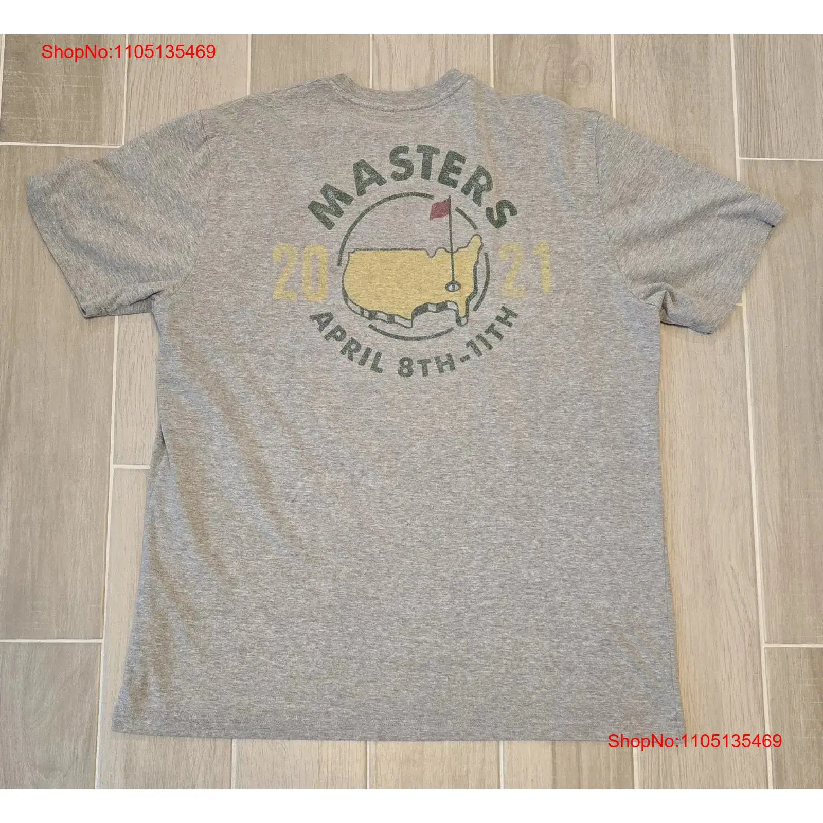 Men'S Fashion Xxl - Masters T Shirt Taille XXL Gris