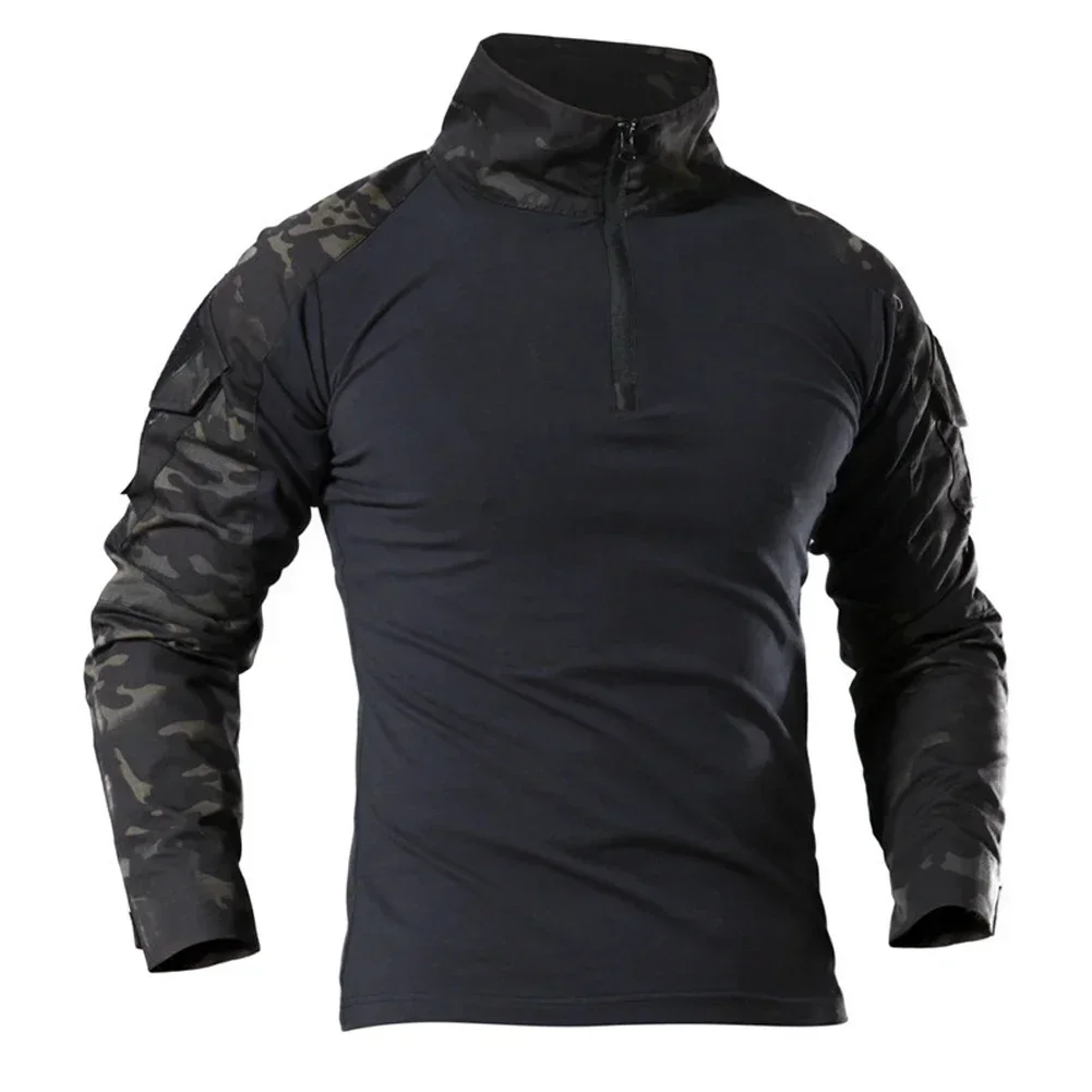 Military Shirt Men - T-shirts tactiques à manches longues pour