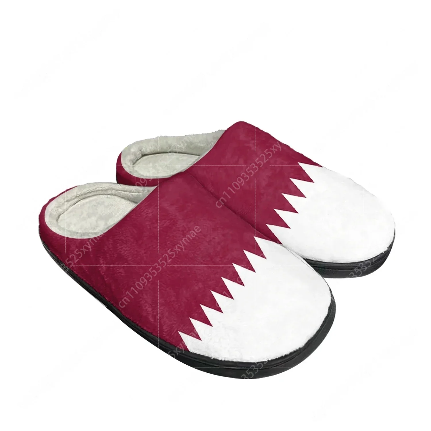 Men'S Fashion Qatar - Chaussons personnalisés en coton avec drapeau