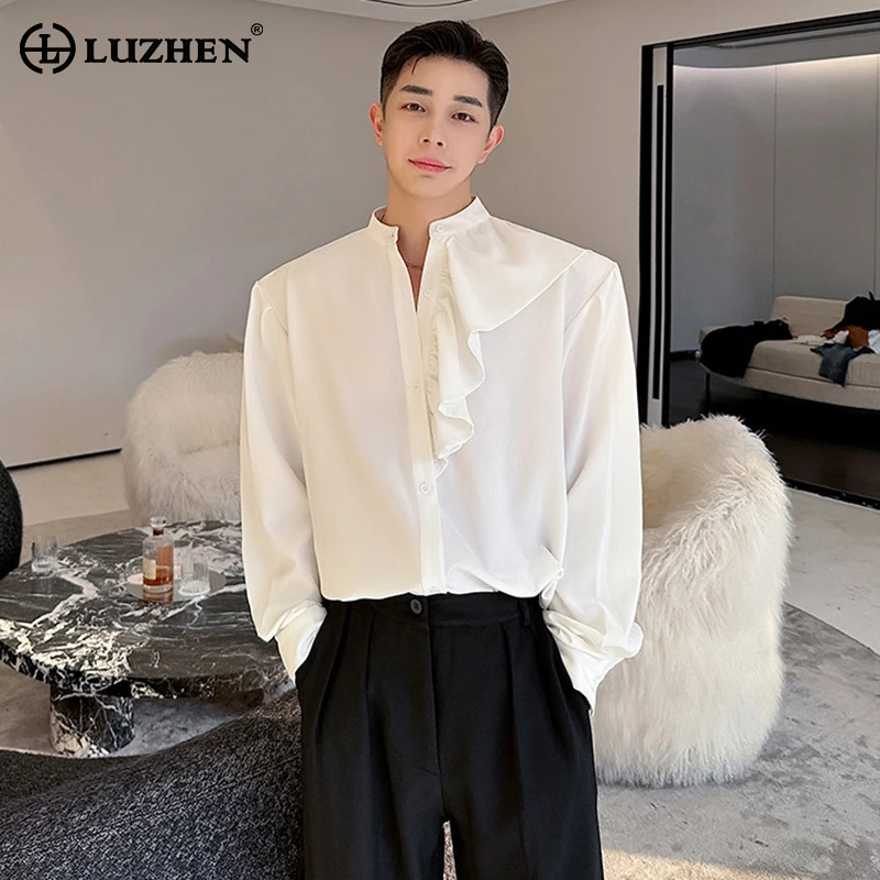Men'S Fashion Reviews - LUZHEN Design Nouvelle Chemise Longue Tendance