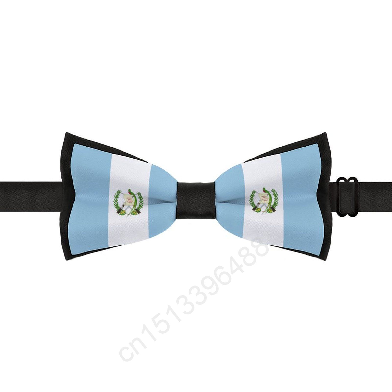 Men'S Fashion Guatemala - 2025 Polyester Guatemala drapeau noeud papillon