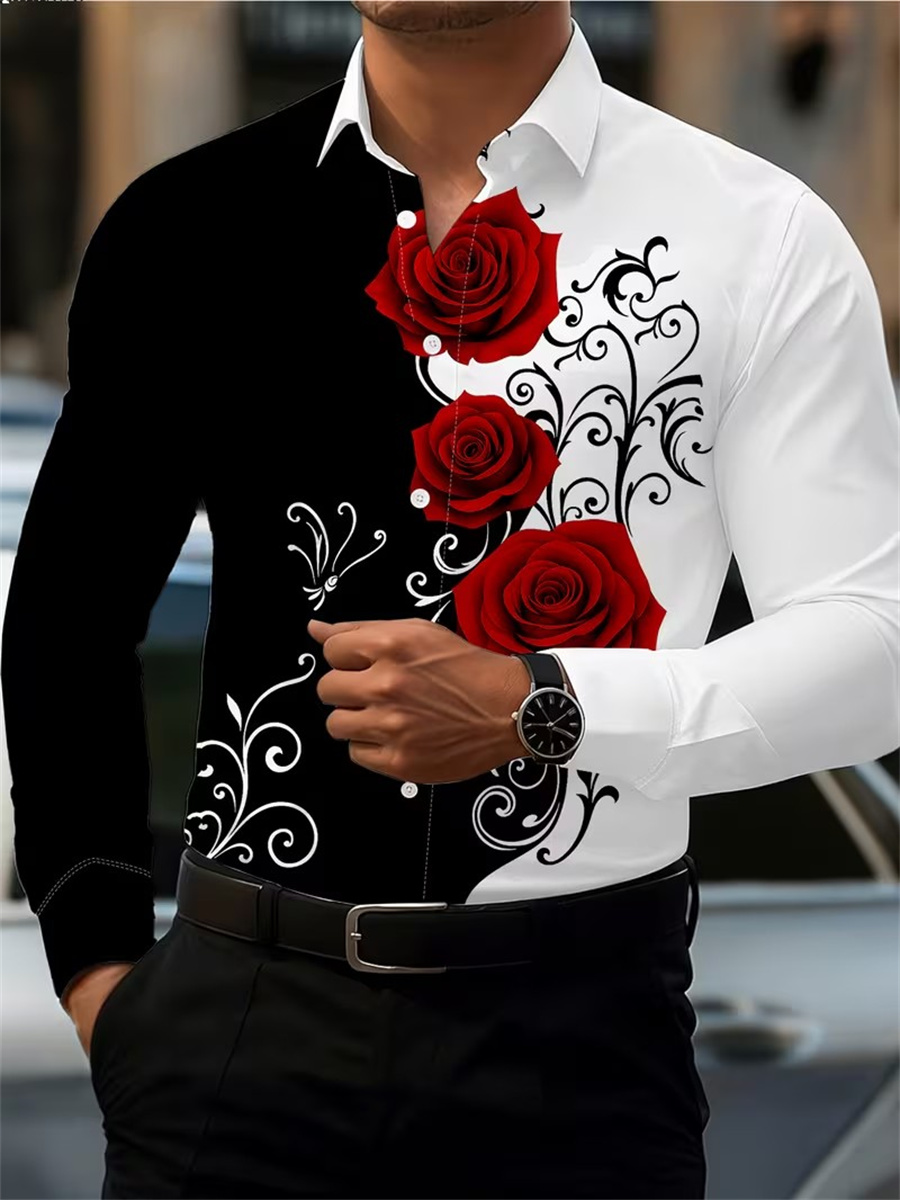 Mens Fashion Ideas - Chemise à manches longues pour homme,