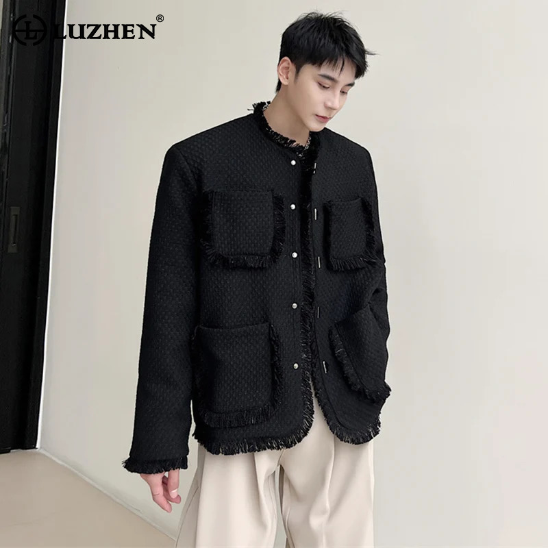 Men'S Fashion Reviews - LUZHEN poches originales élégant bavure Design