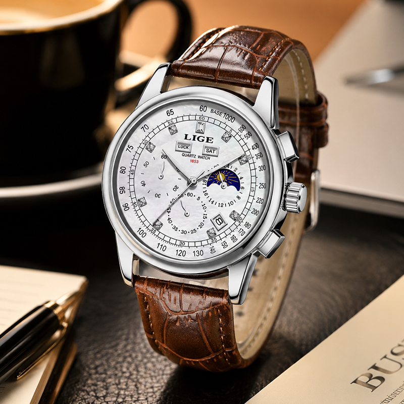 Men'S Fashion Week 2026 - 2026 LIGE Nouvelle Montre Homme Phase