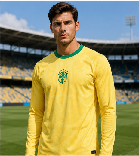 Mens Fashion Ideas - Maillot de football à manches longues