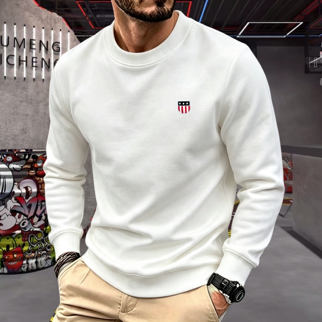Men'S Winter Fashion - T-shirt à manches longues et col