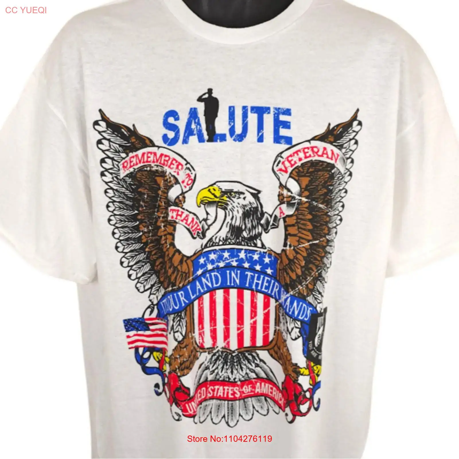 Military Shirt Men - T-shirt pour homme, taille XL, blanc,