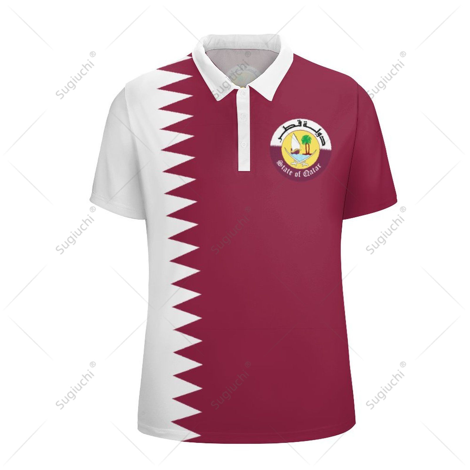 Polo unisexe avec drapeau du Q - Men'S Fashion Qatar avis et prix