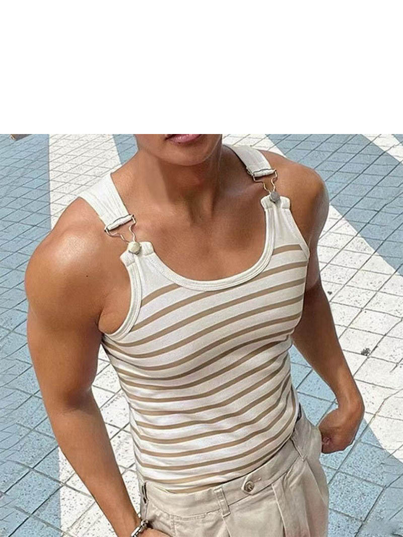 Débardeur ajusté à boutons mét - Men'S Fashion Online avis et prix