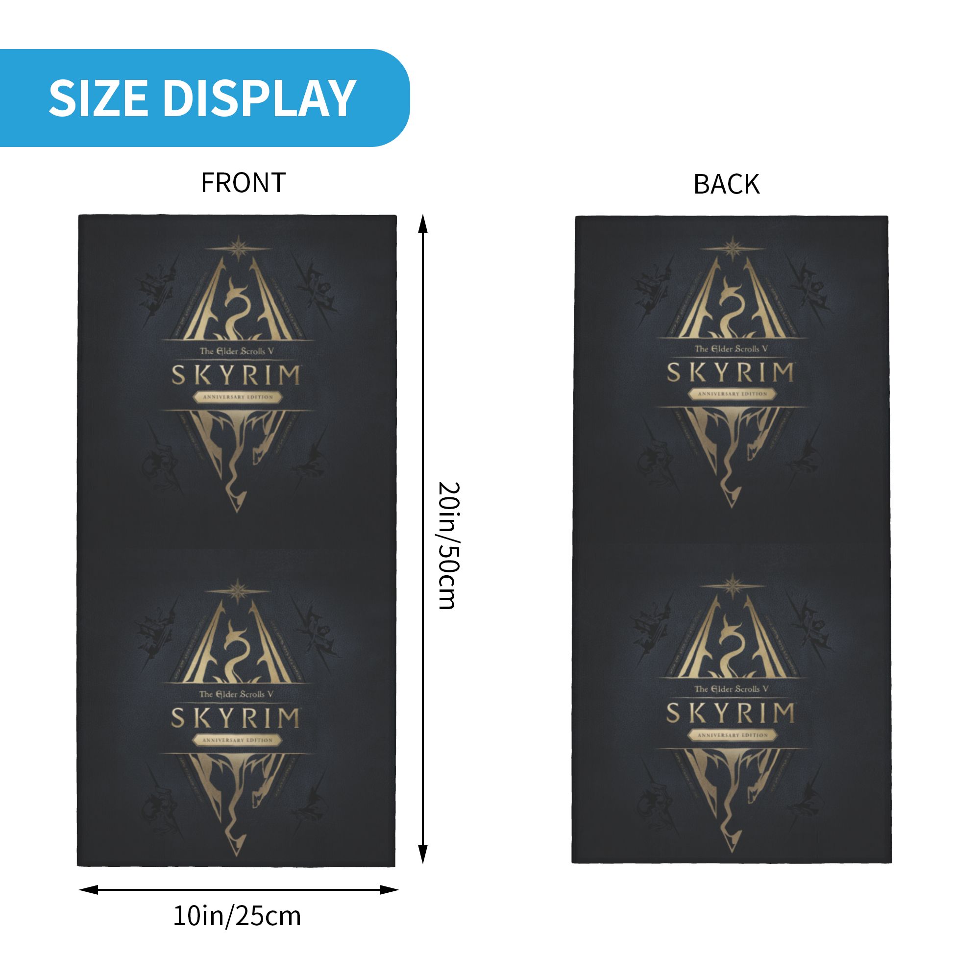 Bandana avec Logo Skyrim perso - Men'S Fashion Logo avis et prix