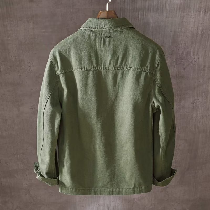 Veste ample décontractée pour  - Mens Fashion Denim Jacket avis et prix