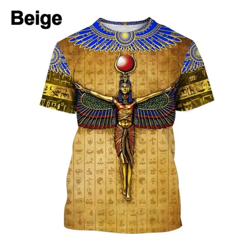 3D imprimé pharaon Anubis T-Sh - Men Fashion Egypt avis et prix