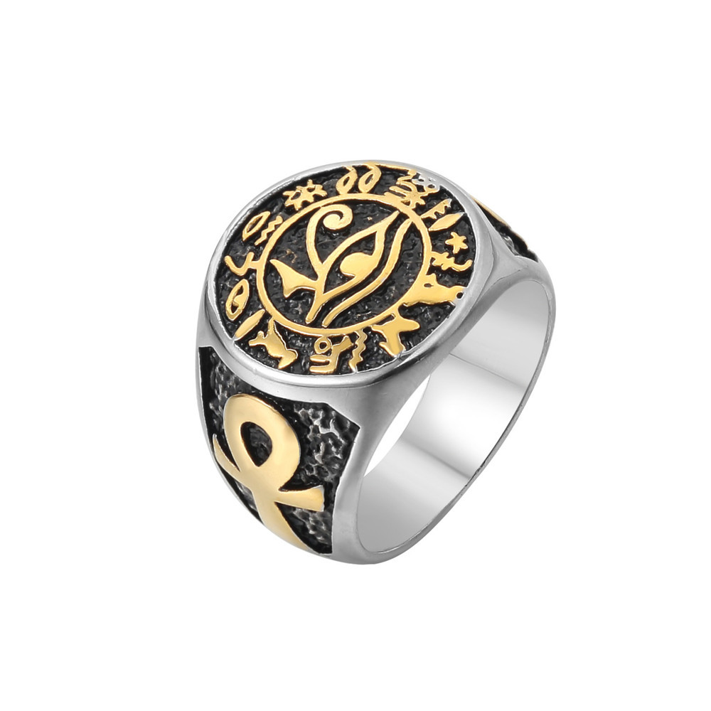 Bague Vintage œil d'horus en a - Men Fashion Egypt avis et prix