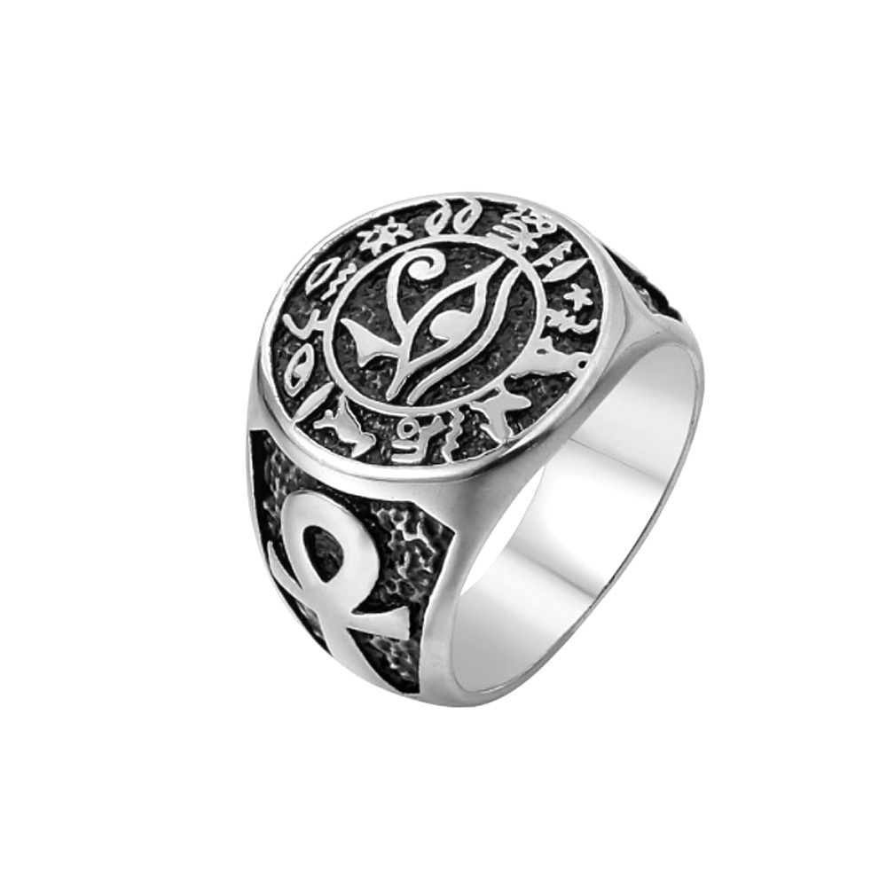 Bague Vintage œil d'horus en a - Men Fashion Egypt avis et prix