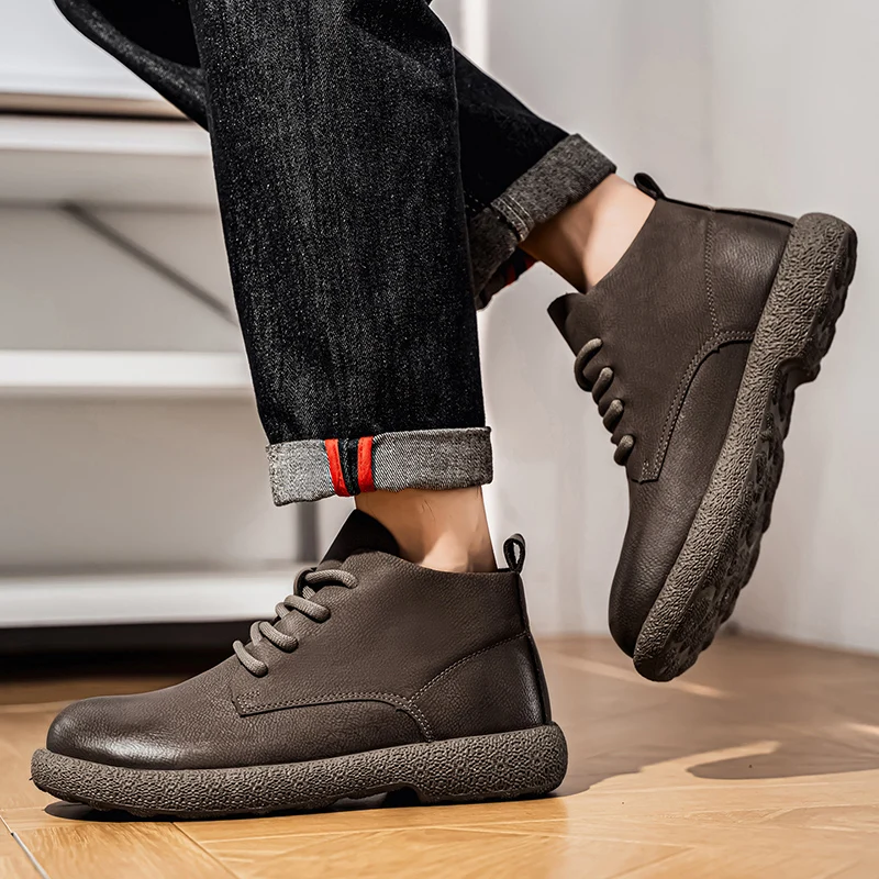 Bottines courtes marron pour h - Men'S Fashion For 45 Years Old avis et prix