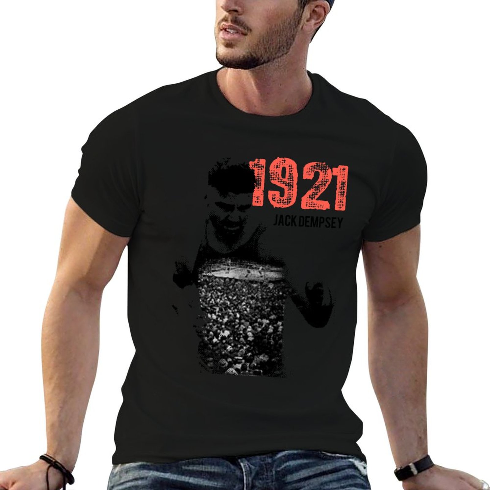 Jack Dempsey. Boxe vintage. T- - Mens Fashion In The 1920S avis et prix