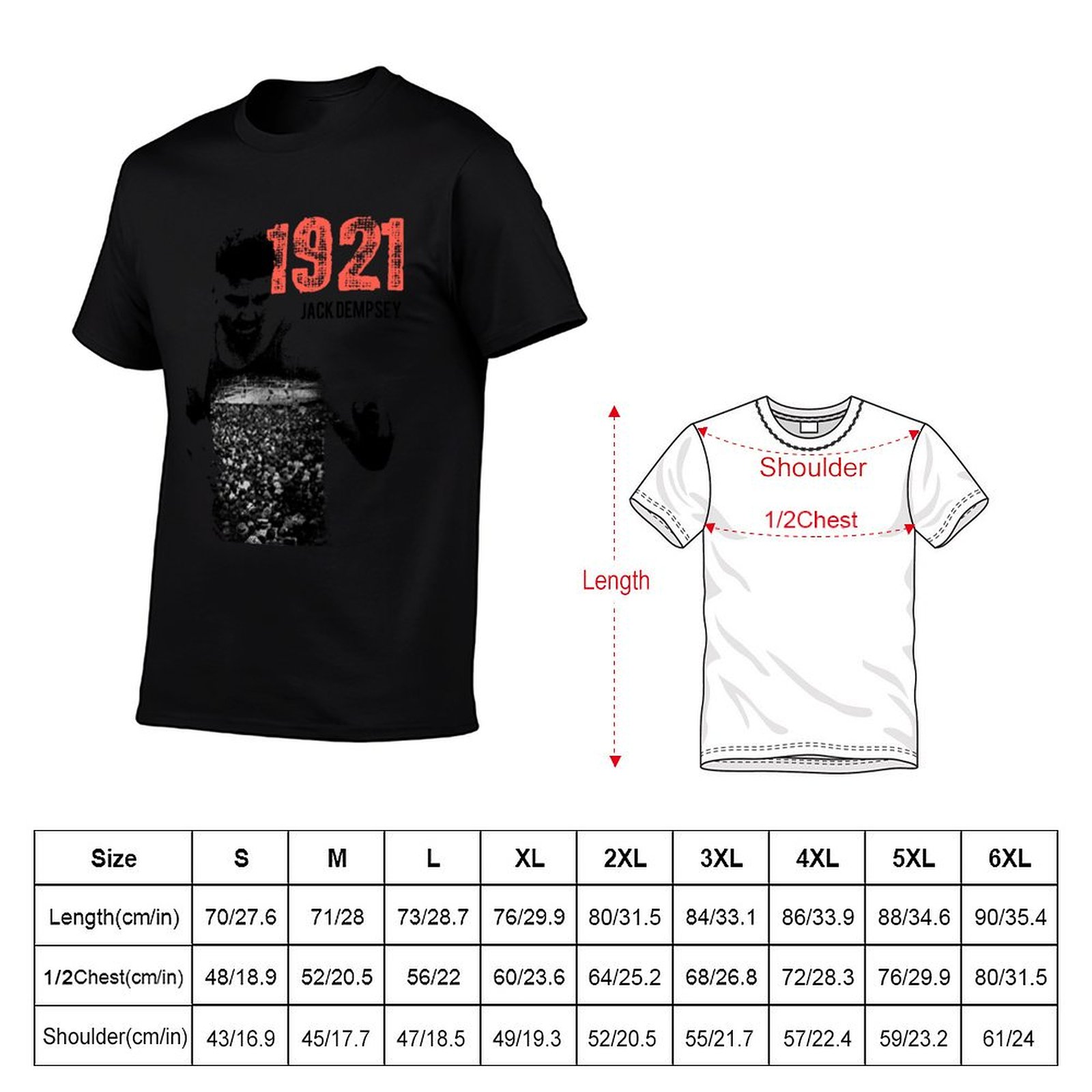 Jack Dempsey. Boxe vintage. T- - Mens Fashion In The 1920S avis et prix