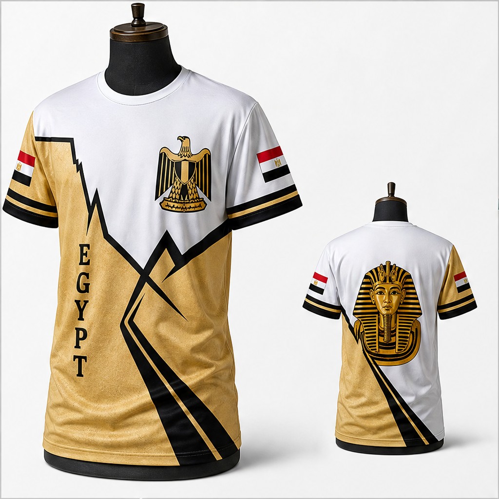 T-shirt à col rond pour hommes - Men Fashion Egypt avis et prix