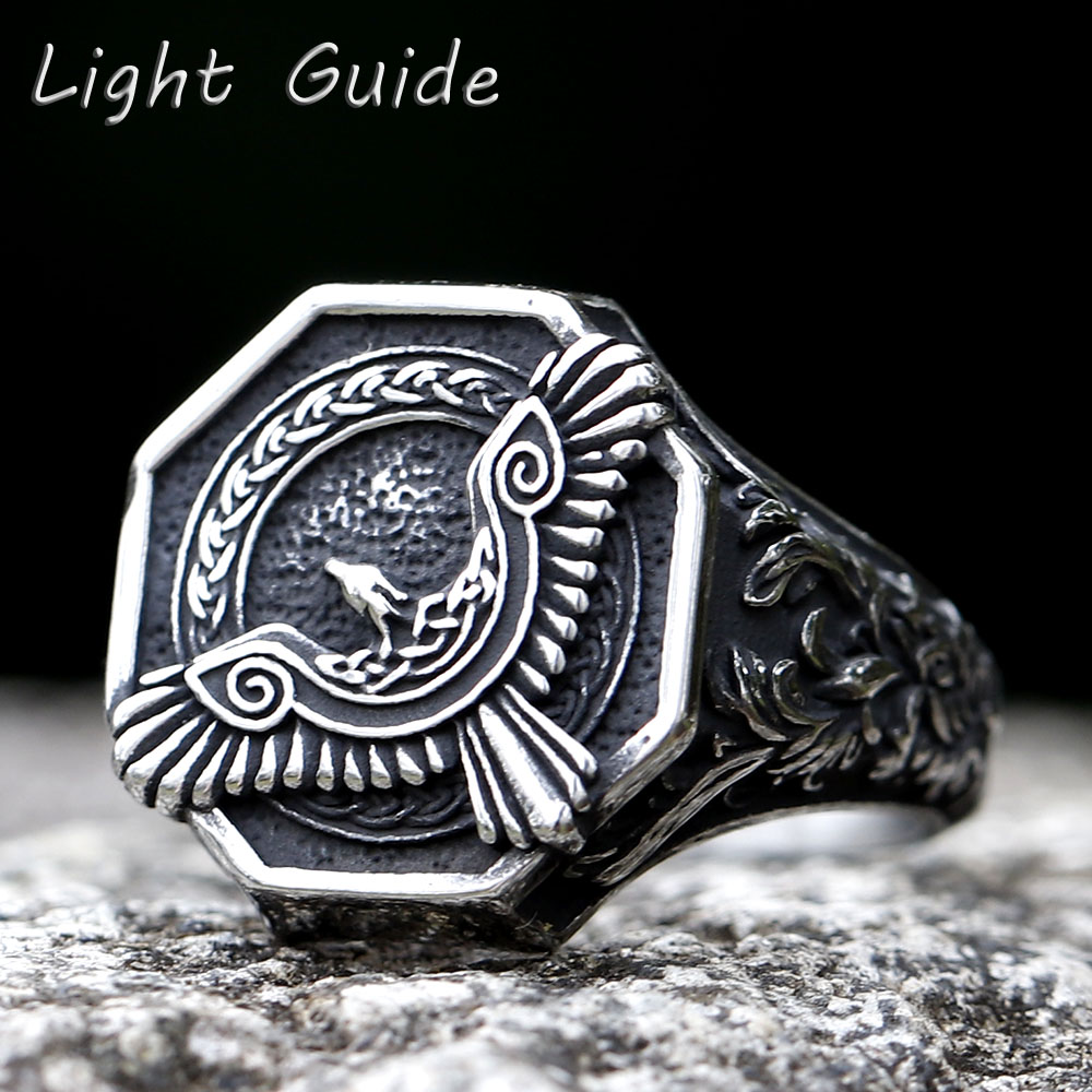 Bague amulette viking en acier - Men'S Fashion Guide avis et prix