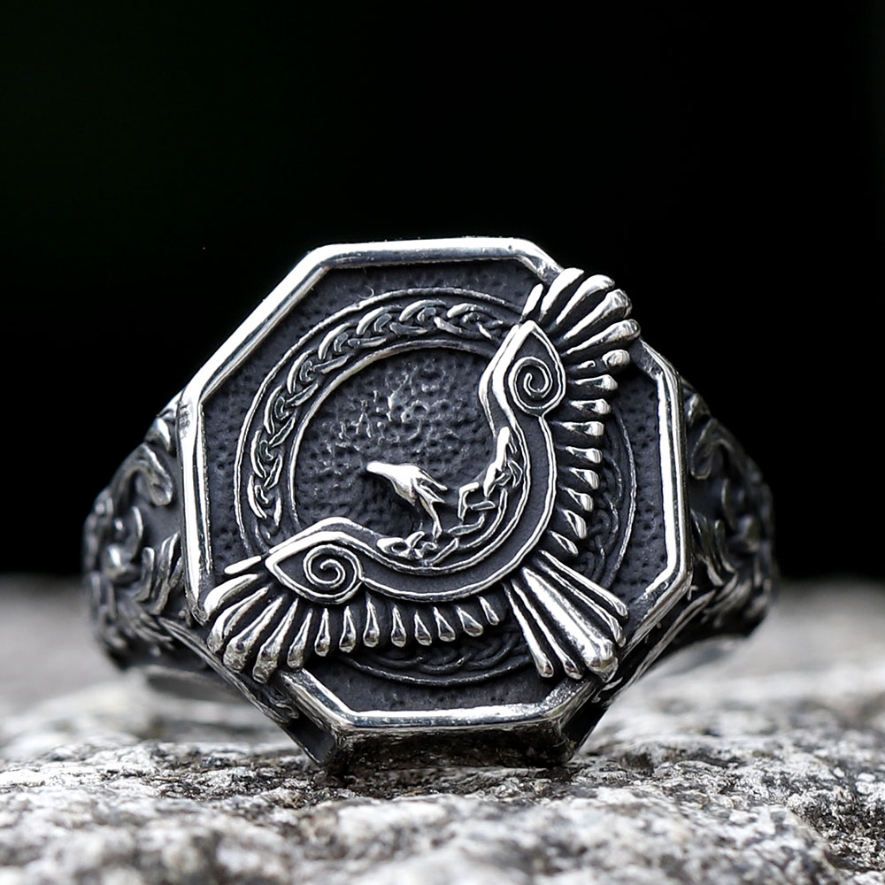 Bague amulette viking en acier - Men'S Fashion Guide avis et prix