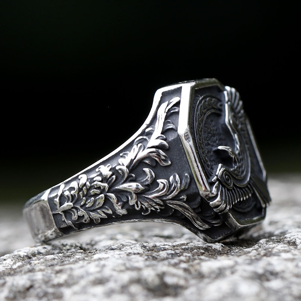 Bague amulette viking en acier - Men'S Fashion Guide avis et prix