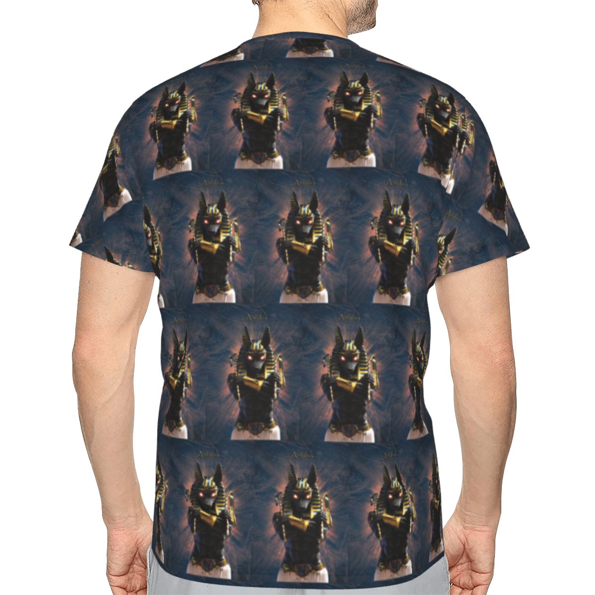 T-shirt 100% coton, motif Anub - Men Fashion Egypt avis et prix