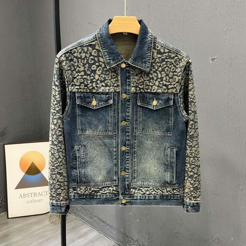 Veste en jean tendance pour ho - Mens Fashion Denim Jacket avis et prix