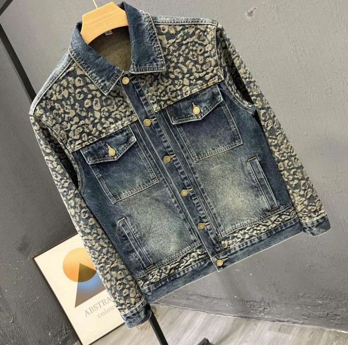 Veste en jean tendance pour ho - Mens Fashion Denim Jacket avis et prix