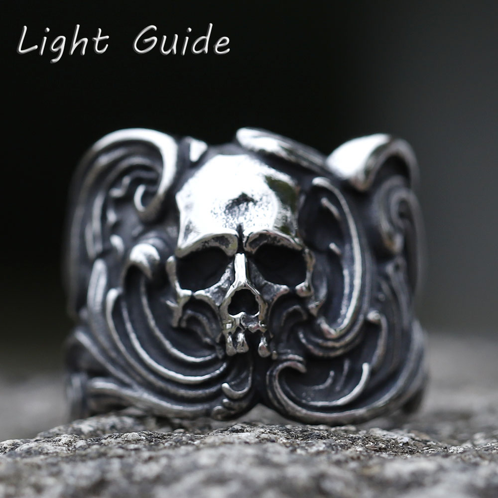 Bague punk en acier inoxydable - Men'S Fashion Guide avis et prix