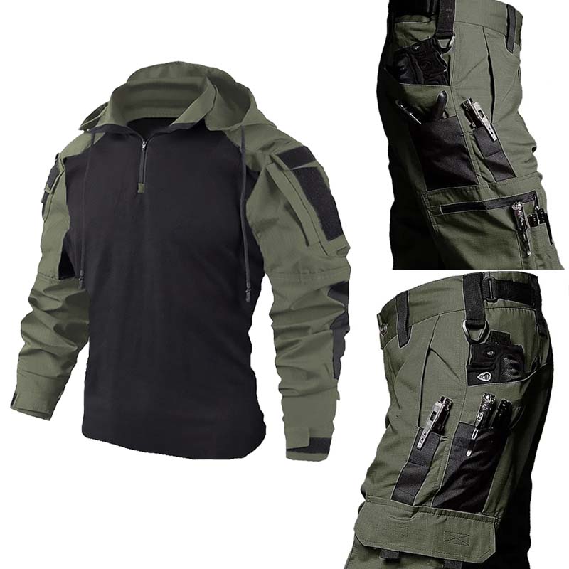 Ensemble chemise et pantalon t - Military Shirt Men avis et prix