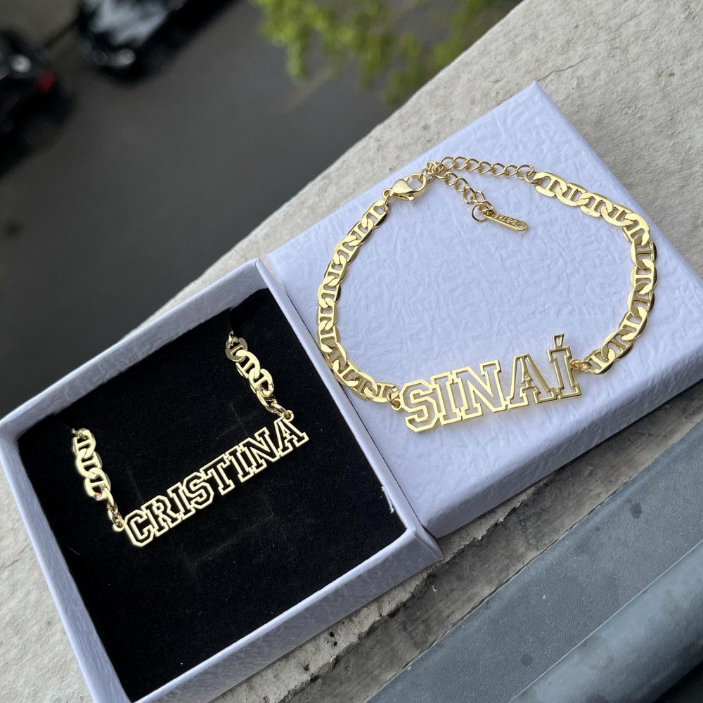 DUOYING-Collier Creux avec Nom - Men'S Fashion Jewelry Bracelets avis et prix
