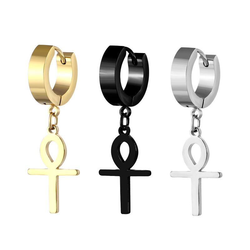 WKOUD-Boucles d'oreilles croix - Men Fashion Egypt avis et prix