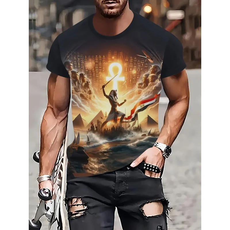 T-shirt graphique de l'Égypte  - Men Fashion Egypt avis et prix