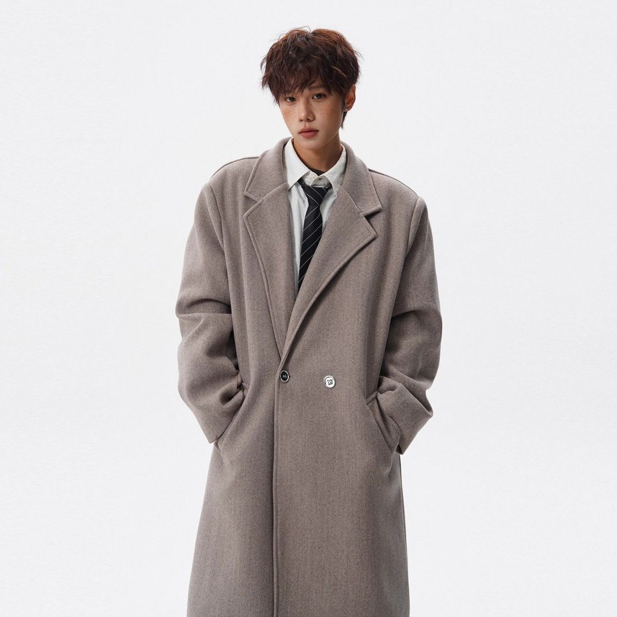 Manteau en mélange de laine po - Men'S Fashion Reviews avis et prix
