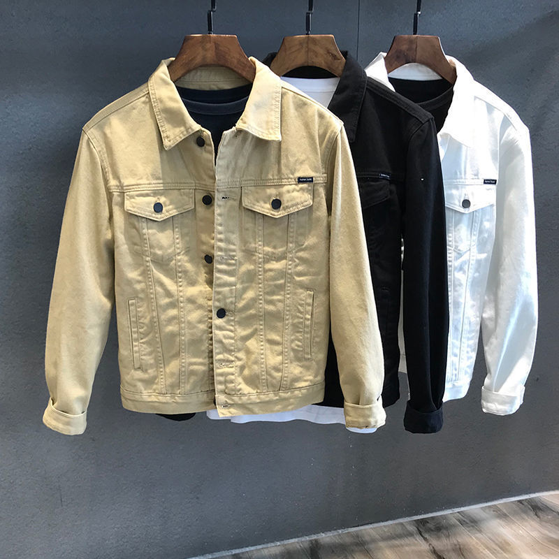 Printemps automne hommes veste - Mens Fashion Denim Jacket avis et prix