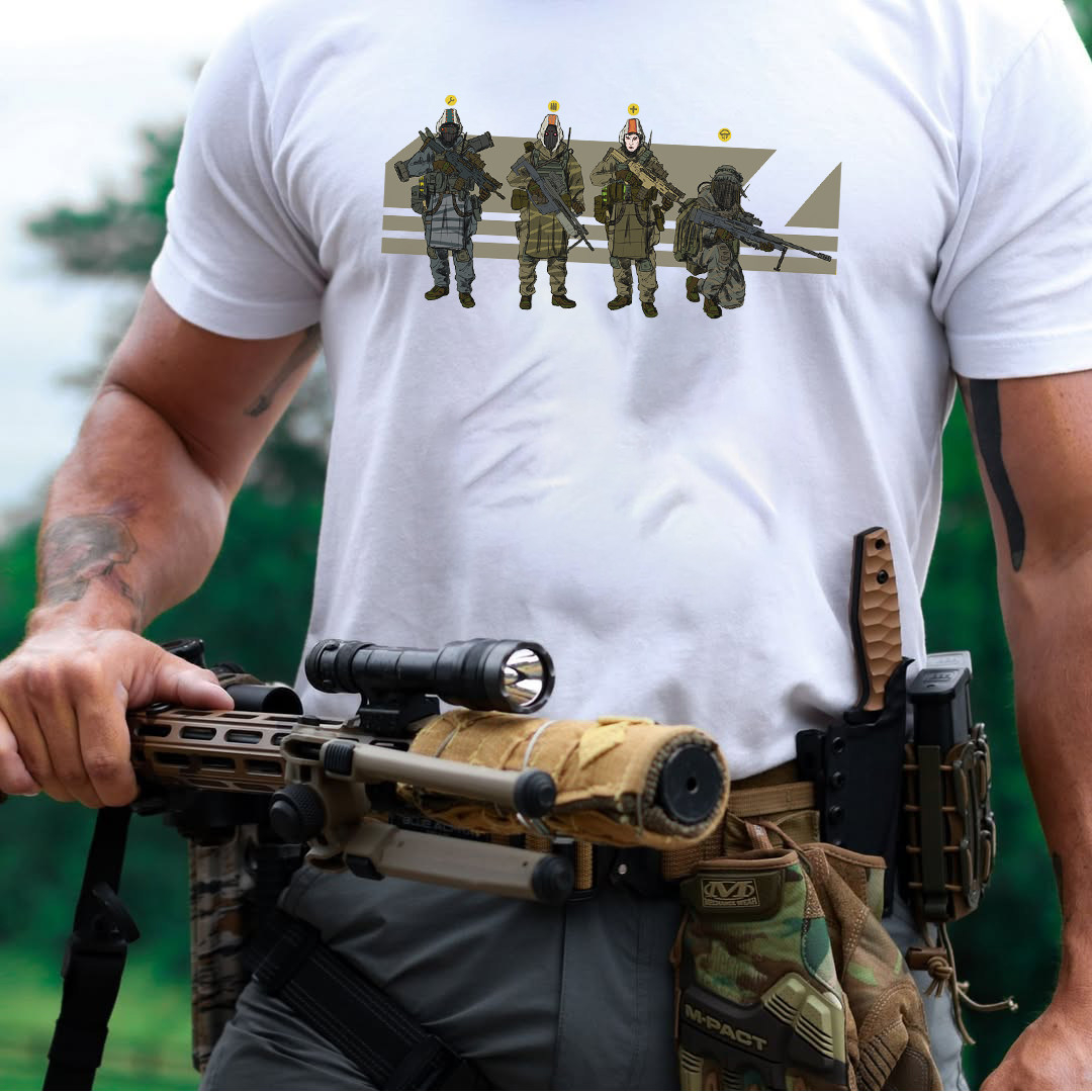 Nouveau produit : T-shirt à co - Military Shirt Men avis et prix