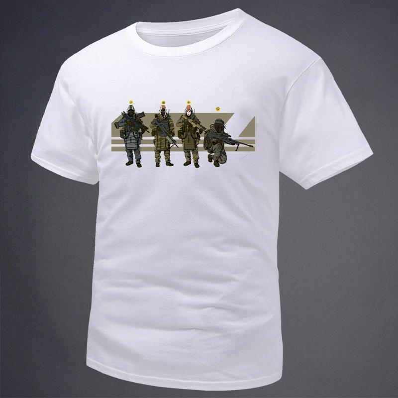 Nouveau produit : T-shirt à co - Military Shirt Men avis et prix