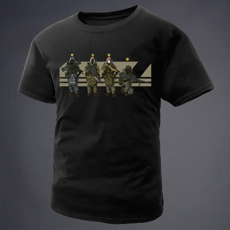 Nouveau produit : T-shirt à co - Military Shirt Men avis et prix