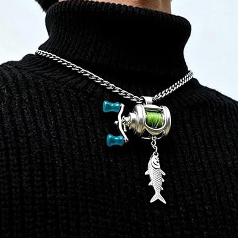 Collier moulinet de pêche avec - Men'S Fashion Guide avis et prix