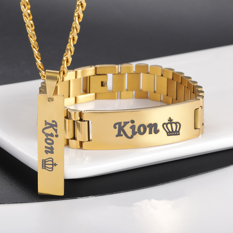 Collier personnalisé avec nom  - Men'S Fashion Jewelry Bracelets avis et prix