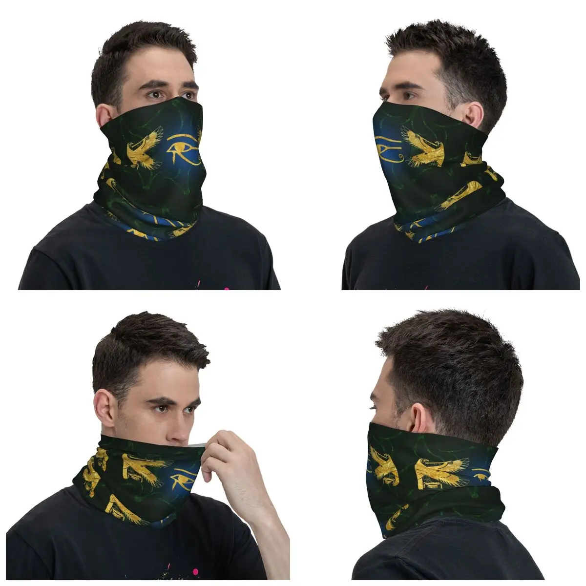 Nouveau cache-cou imprimé œil  - Men Fashion Egypt avis et prix